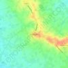 Mappa topografica Klerken, altitudine, rilievo