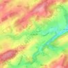 Mappa topografica Ocquier, altitudine, rilievo