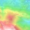 Mappa topografica Cananda, altitudine, rilievo