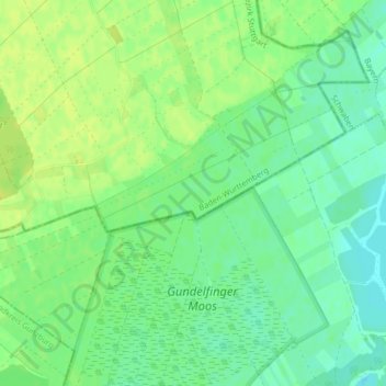 Mappa topografica Plon, altitudine, rilievo