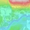 Mappa topografica Digg, altitudine, rilievo