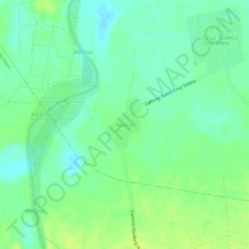 Mappa topografica Naico, altitudine, rilievo