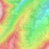 Mappa topografica Quarante Planes, altitudine, rilievo