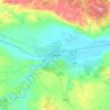 Mappa topografica Eskişehir, altitudine, rilievo