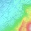Mappa topografica Pessinges, altitudine, rilievo