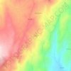 Mappa topografica Esporões, altitudine, rilievo