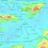 Mappa topografica Dispur, altitudine, rilievo