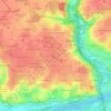 Mappa topografica La Borde, altitudine, rilievo