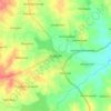 Mappa topografica Malavalli, altitudine, rilievo