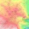 Mappa topografica Vega de Ario, altitudine, rilievo