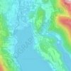 Mappa topografica Ischia, altitudine, rilievo