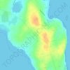 Mappa topografica Skelwick, altitudine, rilievo
