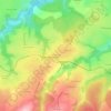 Mappa topografica Les Champs Marqués, altitudine, rilievo