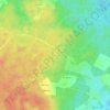 Mappa topografica Le Bourdieu, altitudine, rilievo