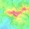 Mappa topografica Mont Noir, altitudine, rilievo