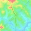 Mappa topografica Djouzami, altitudine, rilievo
