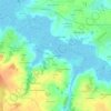 Mappa topografica La Gravelle, altitudine, rilievo
