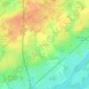 Mappa topografica Le Patis Mandin, altitudine, rilievo