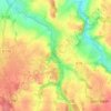 Mappa topografica Lescoat, altitudine, rilievo