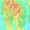 Mappa topografica Briccarello, altitudine, rilievo