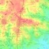Mappa topografica La Rinais, altitudine, rilievo