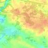 Mappa topografica Penvern, altitudine, rilievo