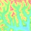 Mappa topografica Biletta, altitudine, rilievo