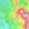 Mappa topografica Chabreyras, altitudine, rilievo