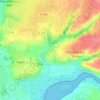 Mappa topografica Le Val, altitudine, rilievo