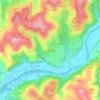 Mappa topografica Le Mas du Noyer, altitudine, rilievo
