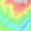 Mappa topografica Tableria Alta, altitudine, rilievo