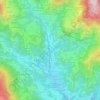 Mappa topografica Brancilione, altitudine, rilievo