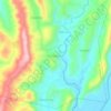 Mappa topografica Cabarsican, altitudine, rilievo