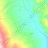 Mappa topografica Chiutari, altitudine, rilievo