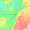 Mappa topografica Hurricane, altitudine, rilievo