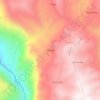 Mappa topografica Collona, altitudine, rilievo