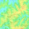 Mappa topografica Chazelles, altitudine, rilievo