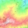 Mappa topografica Manno, altitudine, rilievo