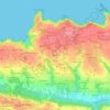 Mappa topografica Mescran, altitudine, rilievo