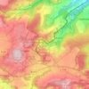 Mappa topografica Fußhölle, altitudine, rilievo