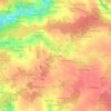 Mappa topografica La Vincendelière, altitudine, rilievo