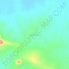 Mappa topografica Tapare Nord, altitudine, rilievo