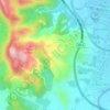 Mappa topografica San Antoni, altitudine, rilievo