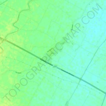 Mappa topografica Reda, altitudine, rilievo