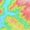 Mappa topografica Saphoz, altitudine, rilievo