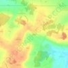Mappa topografica Claunay, altitudine, rilievo