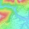 Mappa topografica Cillà, altitudine, rilievo