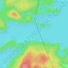 Mappa topografica Galeairy Lake, altitudine, rilievo
