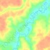 Mappa topografica La Palca, altitudine, rilievo