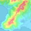Mappa topografica Serra di Ferro, altitudine, rilievo